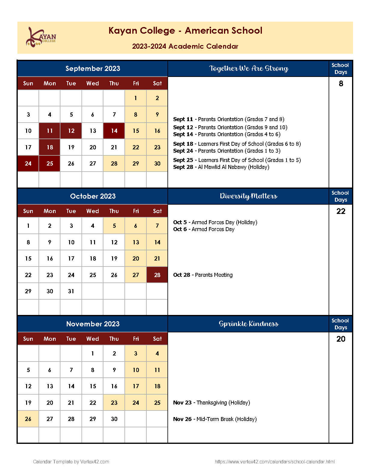 American School - Kayan International College